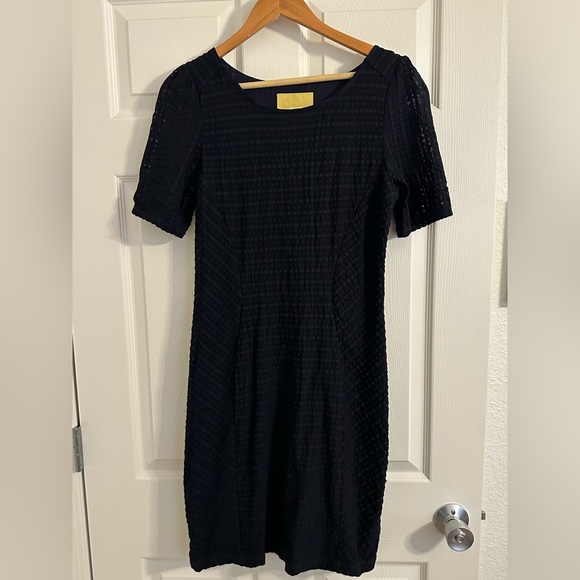 Maeve Dresses & Skirts - Anthropologie Maeve Navy Textured Dress